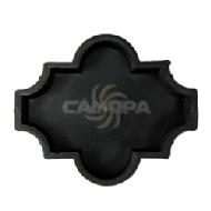 Форма для тротуарной плитки Клевер гладкий