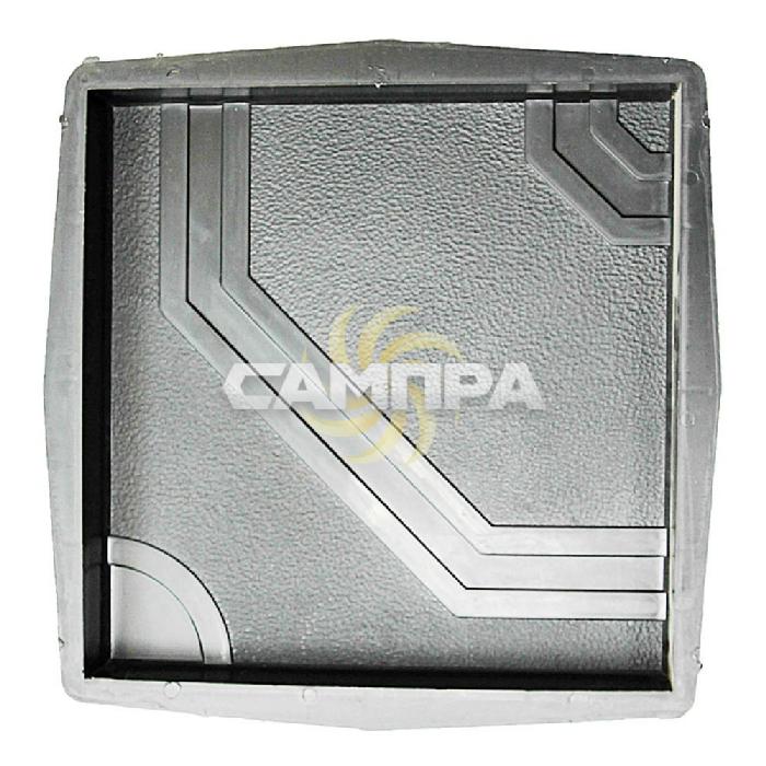 Форма для тротуарной плитки 72/6 Квадрат Фреска 40,0х40,0х5,0 см фото 1