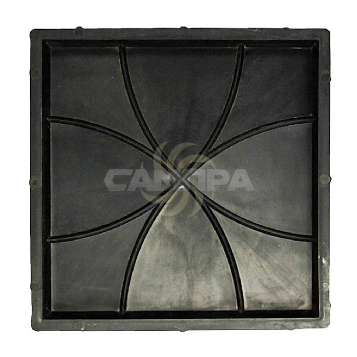 Форма 71/3 Квадрат Цветок 25,0х25,0х2,5 см фото 1