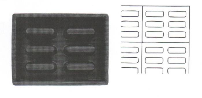 Форма для плитки 16/2 Эко II фото 1