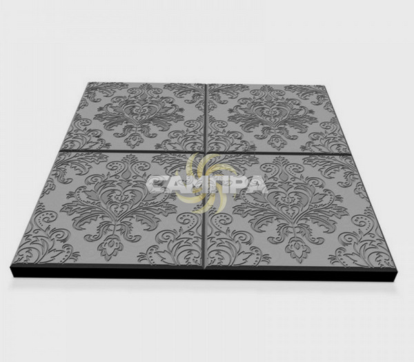 Форма С10 Квадрат Барокко 30х30х3 см
 фото 6